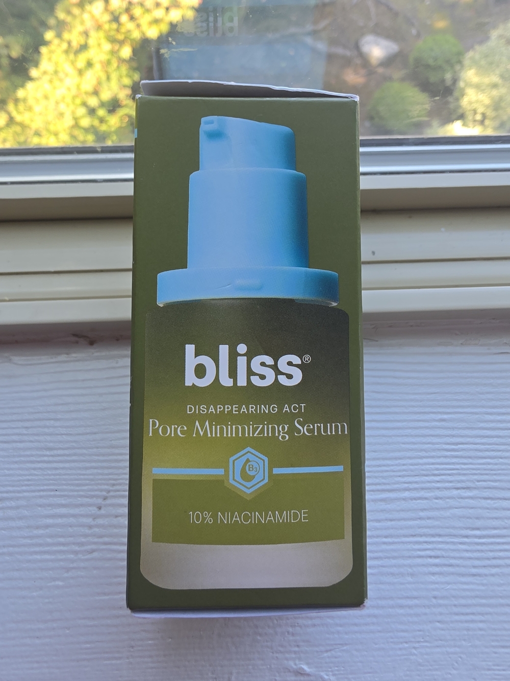 bliss Disappearing Act Pore Minimizing Serum — Blue